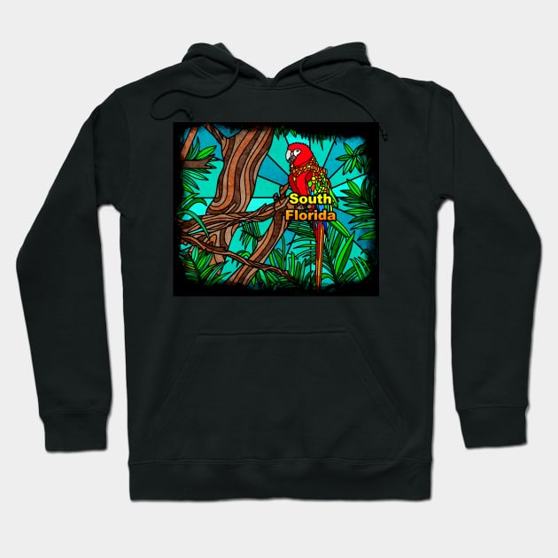 South Florida Hoodie by Kelly Louise Art